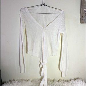 Crossover Crop Knitwear